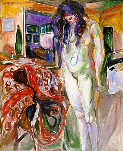 Modell von Korbsessel Edvard Munch